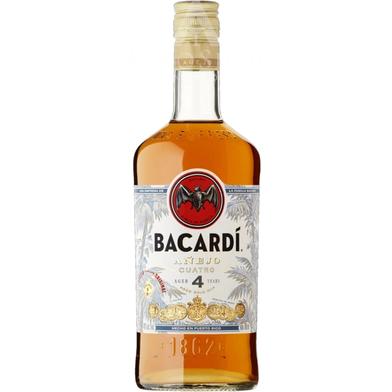 Rum Bacardi Anejo Catro 4yo 0,7l / 40% | Sklep AlkoShop.pl