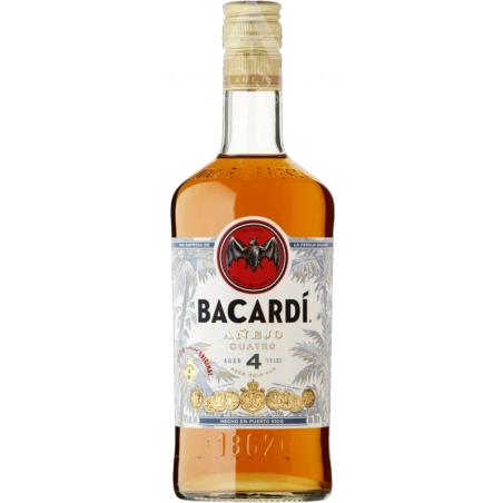 Rum Bacardi Anejo Catro 4yo 0,7l / 40% | Sklep AlkoShop.pl