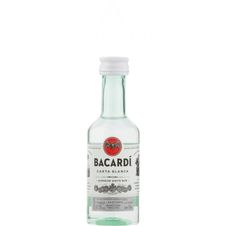 Rum Bacardi Carta Blanca 50ml / 37,5% | Sklep AlkoShop.pl