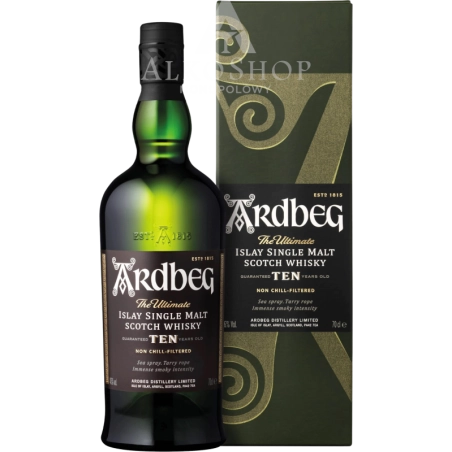 Whisky Ardbeg 10 yo 700 ml / 46% | Sklep AlkoShop.pl