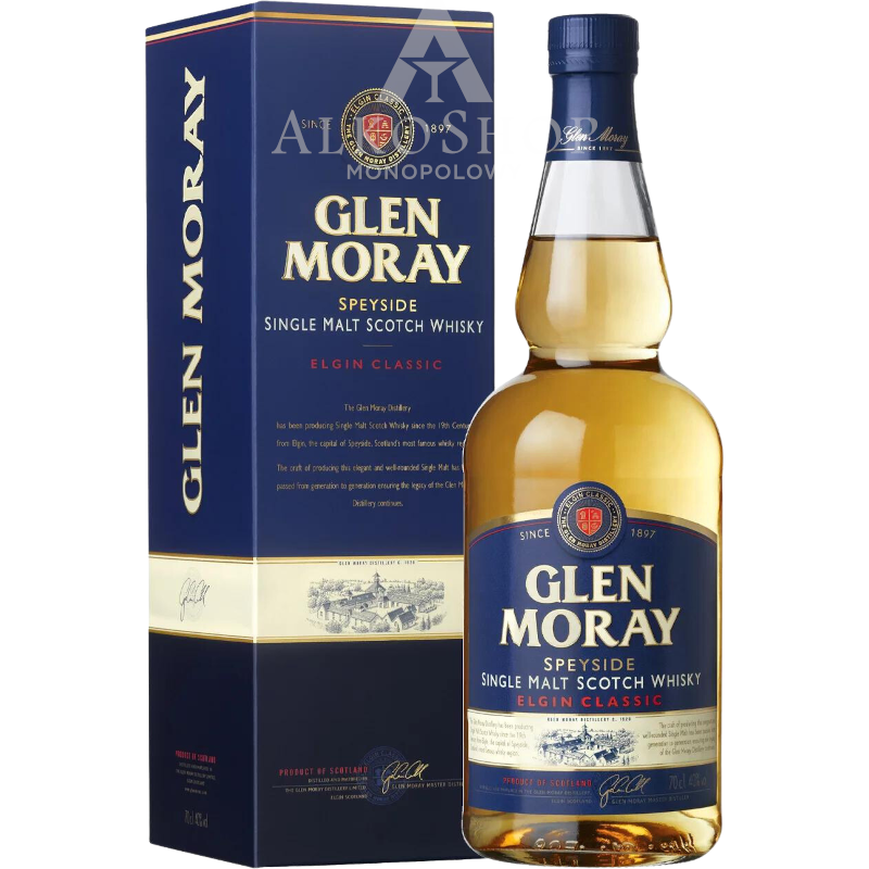 Whisky Glen Moray Elgin Classic 0,7l / 40% | Sklep AlkoShop.pl
