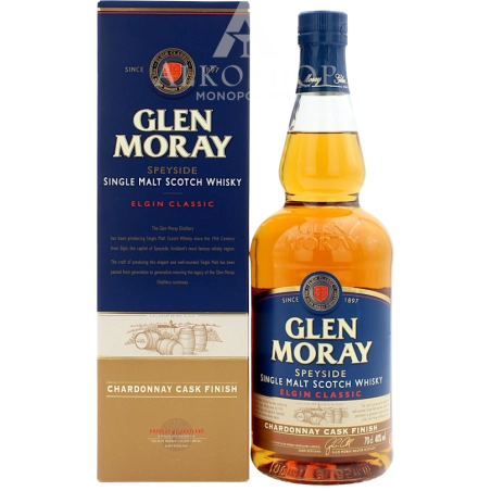 Whisky Glen Moray Chardonnay Cask Finish 0,7l / 40% | AlkoShop.pl