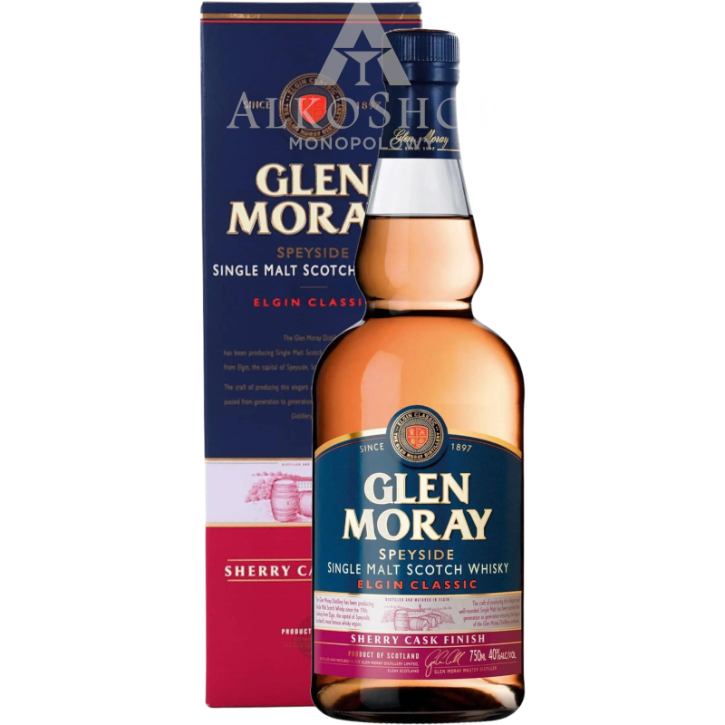 Whisky Glen Moray Sherry Cask Finish 0,7l / 40% | Sklep AlkoShop.pl