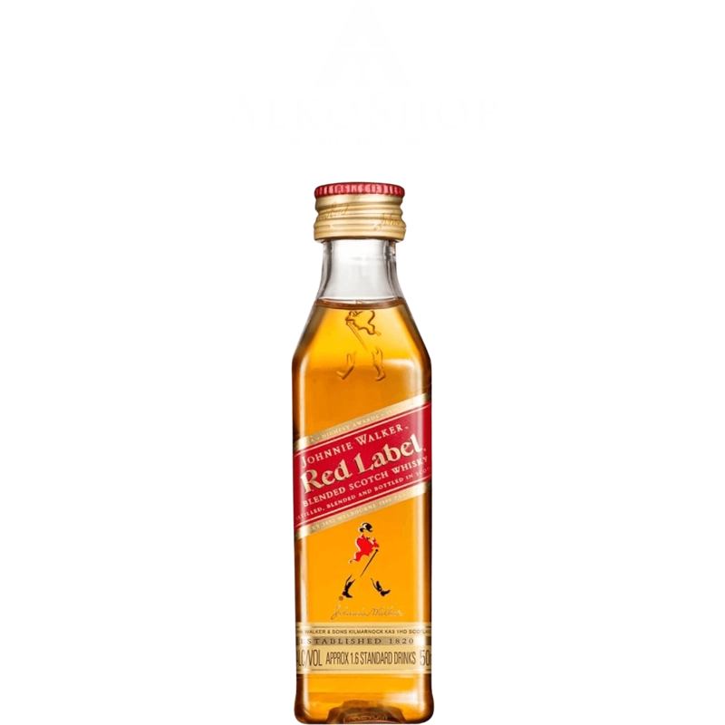 Whisky Johnnie Walker Red Label 50ml / 40% | Sklep AlkoShop.pl Whisky Johnnie Walker Red Label 50ml / 40% | Sklep AlkoShop.pl