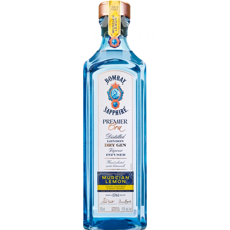 Gin Bombay Sapphire Premier Cru Murcian Lemon 0,7l / 47% | AlkoShop.pl