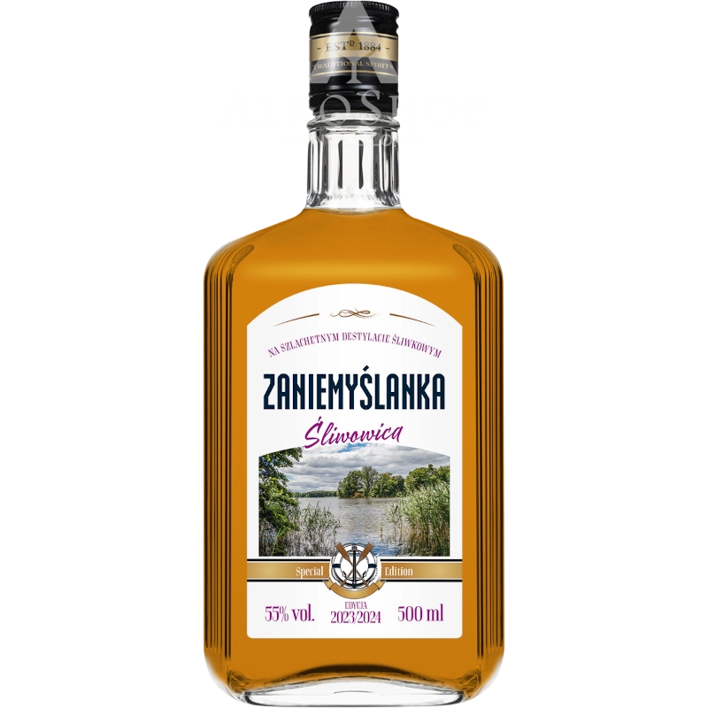Wódka Zaniemyślanka Śliwowica 2023/24 0,5l / 55% | Sklep AlkoShop.pl