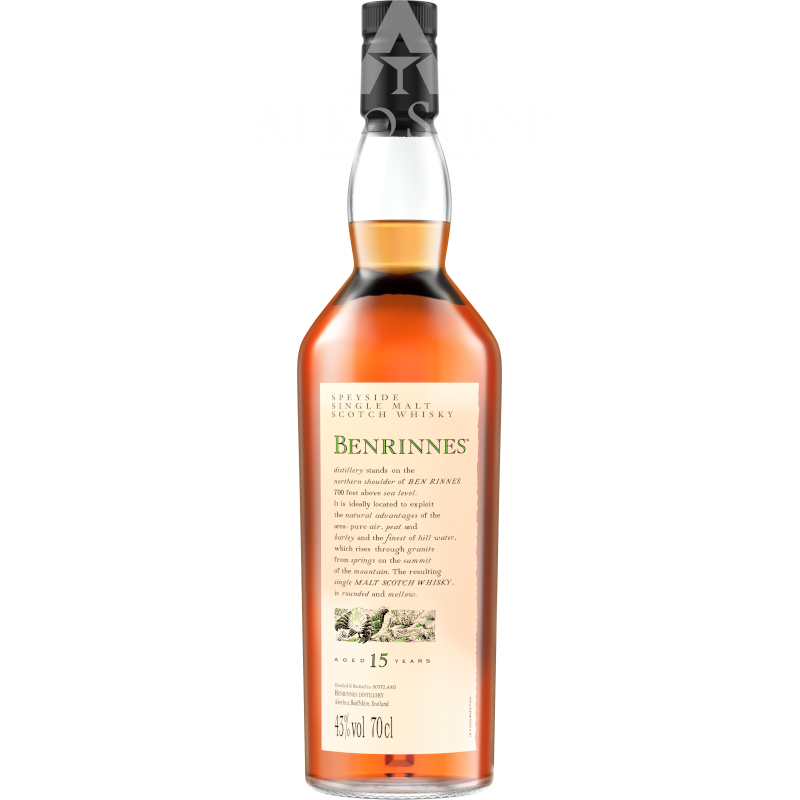 Whisky Benrinnes 15 yo 0,7l / 43% | Sklep AlkoShop.pl