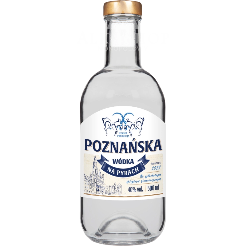 Wódka Poznańskna Na Pyrach 0,5l 2025 / 40% | Sklep AlkoShop.pl