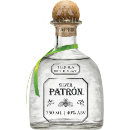 TEQUILA PATRON SILVER 100%...
