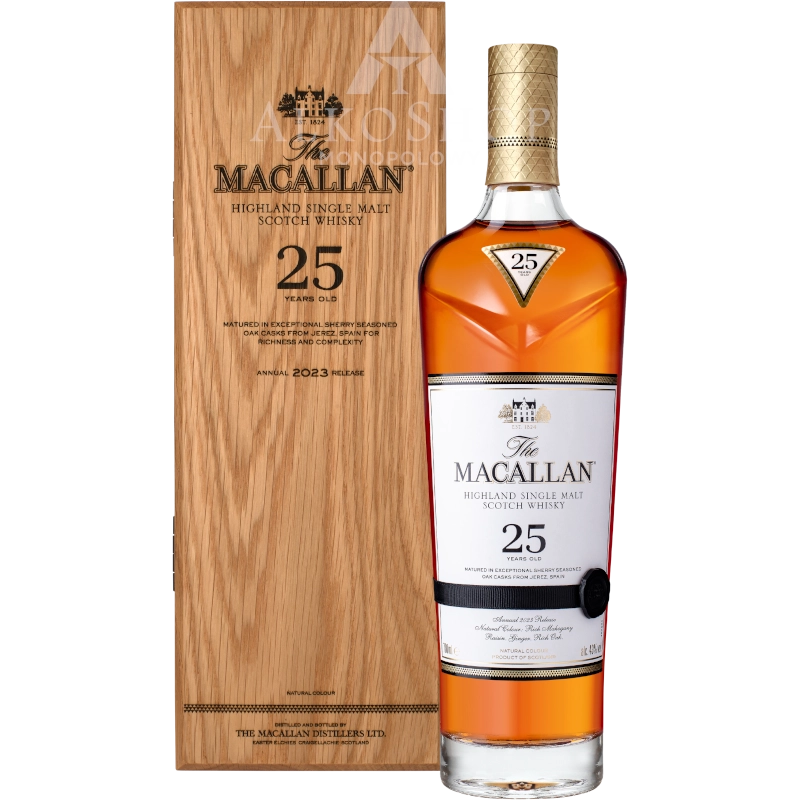Whisky The Macallan 25yo Sherry Oak 2023 700ml / 43% | AlkoShop.pl