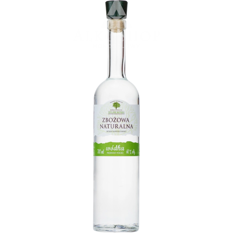 Wódka Zielona Natura Zbożowa Natualna 700ml / 40% | Sklep AlkoShop.pl