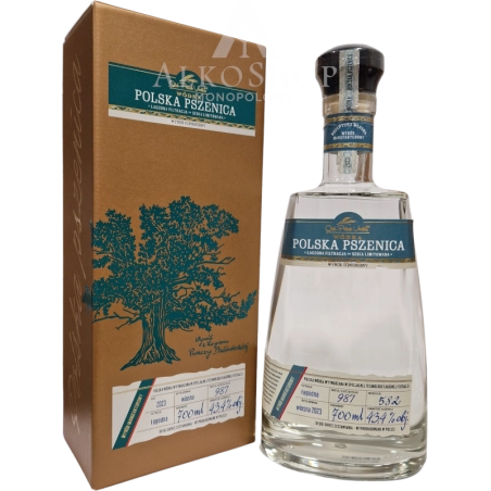 Wódka Polska Pszenica Wiosna 2023 700ml / 43,4% | Sklep AlkoShop.pl