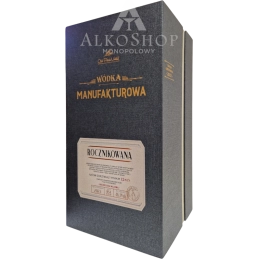 Wódka Manufakturowa Rocznikowana 2023 700ml + 2 kieliszki / 46,3% | Sklep AlkoShop.pl