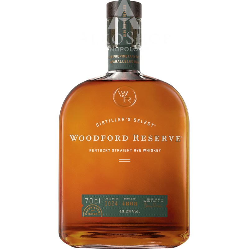 Whiskey Woodford Reserve Kentucky Straight Rye 0,7l / 45,2% | AlkoShop.pl