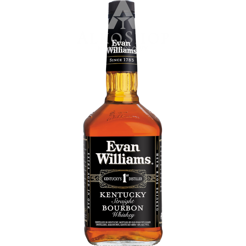 Whiskey Evan Williams Kentucky Straight Bourbon 1l / 43% | AlkoShop.pl