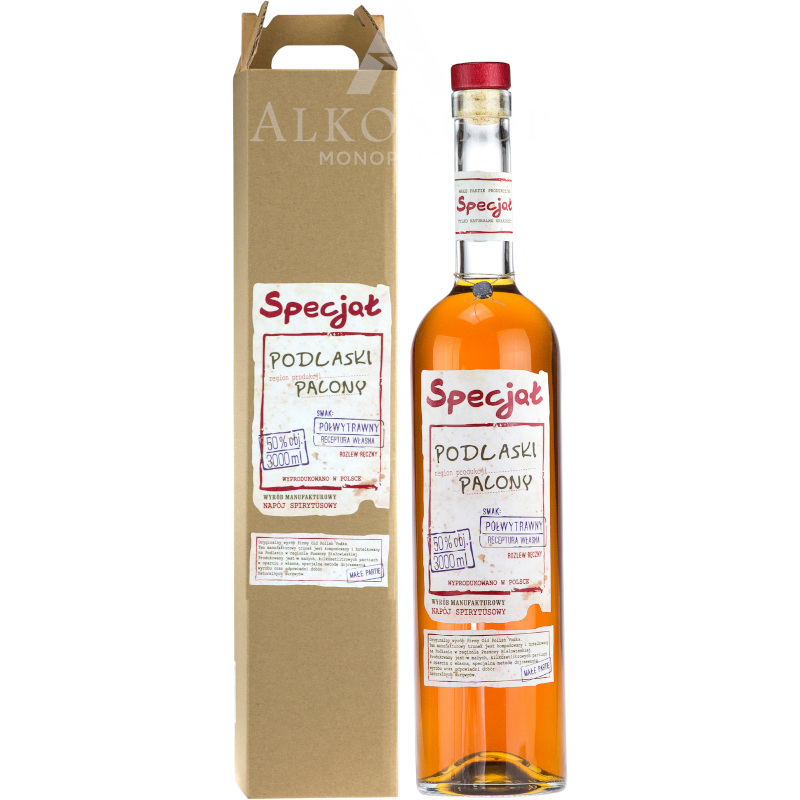 Wódka Specjał Podlaski Palony 3l / 50% | Sklep AlkoShop.pl