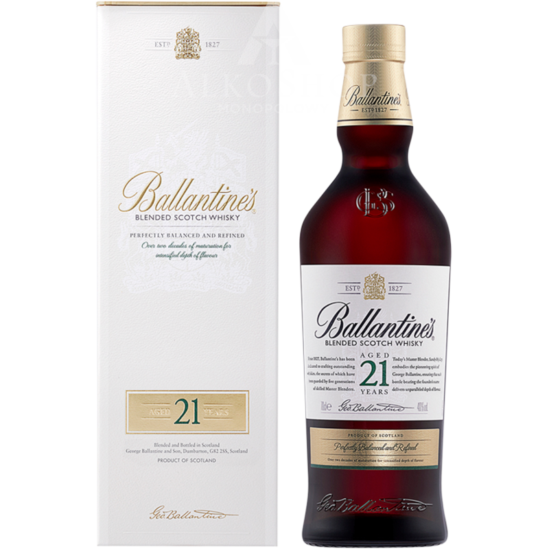 Whisky Ballantine's 21YO 700ml / 40% | Sklep AlkoShop.pl