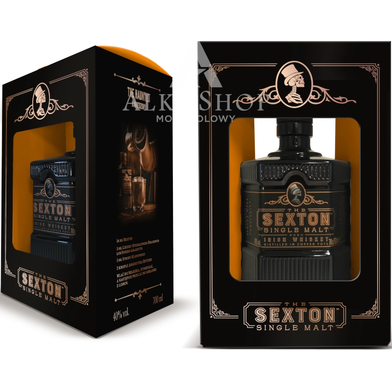 Whiskey The Sexton Single Malt + Nalewak 700ml / 40% | AlkoShop.pl