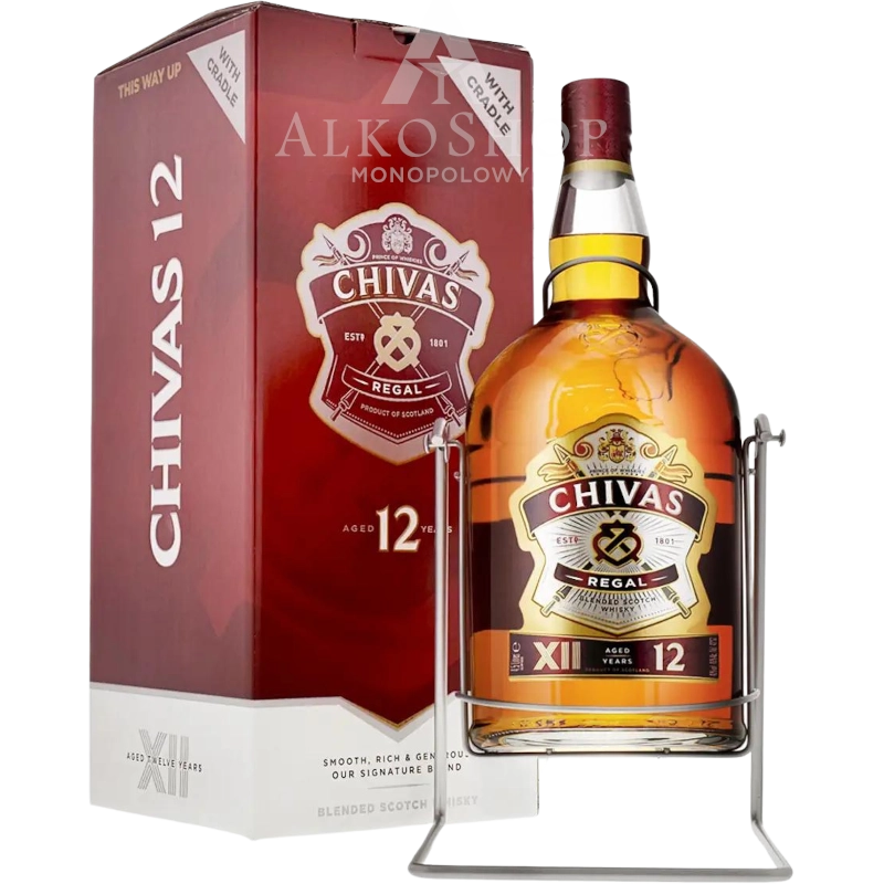 Whisky Chivas Regal 12YO 4,5l / 40% | Sklep AlkoShop.pl