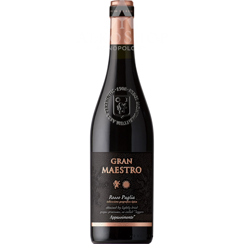 Wino Gran Maestro Appassimento Rosso 750 ml / 14,5% | Sklep AlkoShop.pl