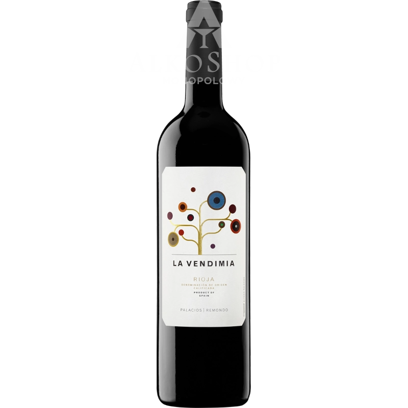 Wino La Vendimia Roble Rioja 750ml / 14% | Sklep AlkoShop.pl