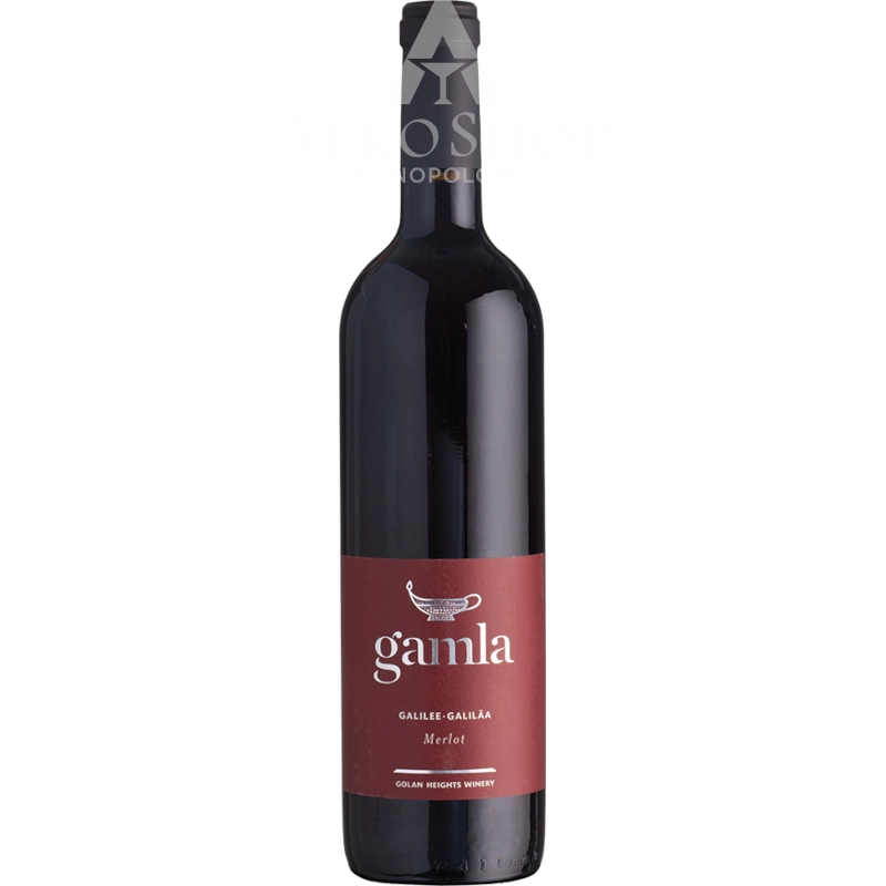 Wino Gamla Merlot Galilee 750 ml / 14,5% | Sklep AlkoShop.pl