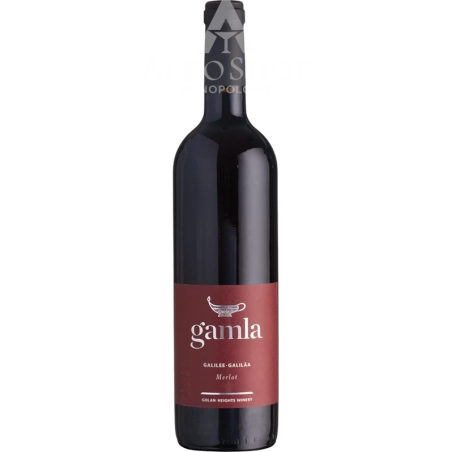 Wino Gamla Merlot Galilee 750 ml / 14,5% | Sklep AlkoShop.pl