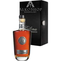 Wódka Palona Pułkownika Boruty w Drewnianej Skrzyni 700ml / 52% | AlkoShop.pl