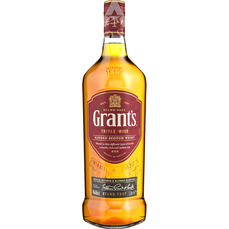 Whisky Grant's Triple Wood 1,5l / 40% | Sklep AlkoShop.pl