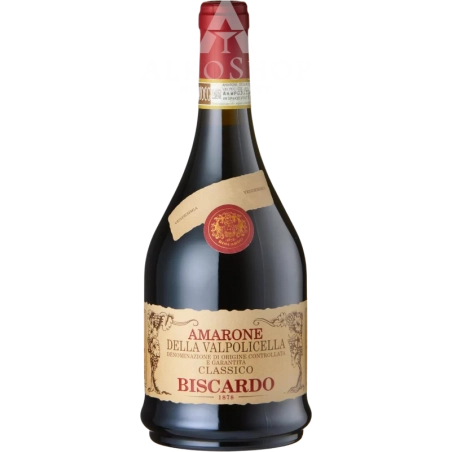 Wino Biscardo Amarone Della Valpolicella Vintage 750 ml / 15,5% | AlkoShop.pl