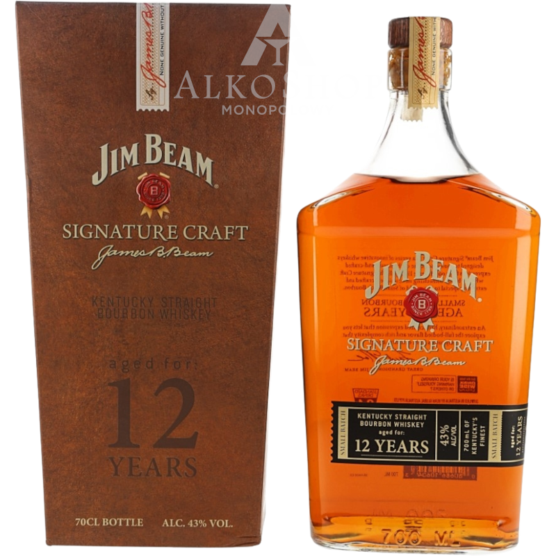 Whiskey Jim Beam Signature Craft 12YO 700ml / 43% | Sklep AlkoShop.pl