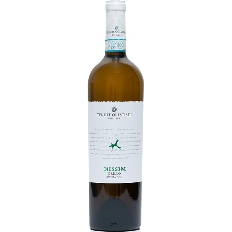 Wino Tenute Orestiadi Nissim Grillo 750 ml / 12,5% | AlkoShop.pl