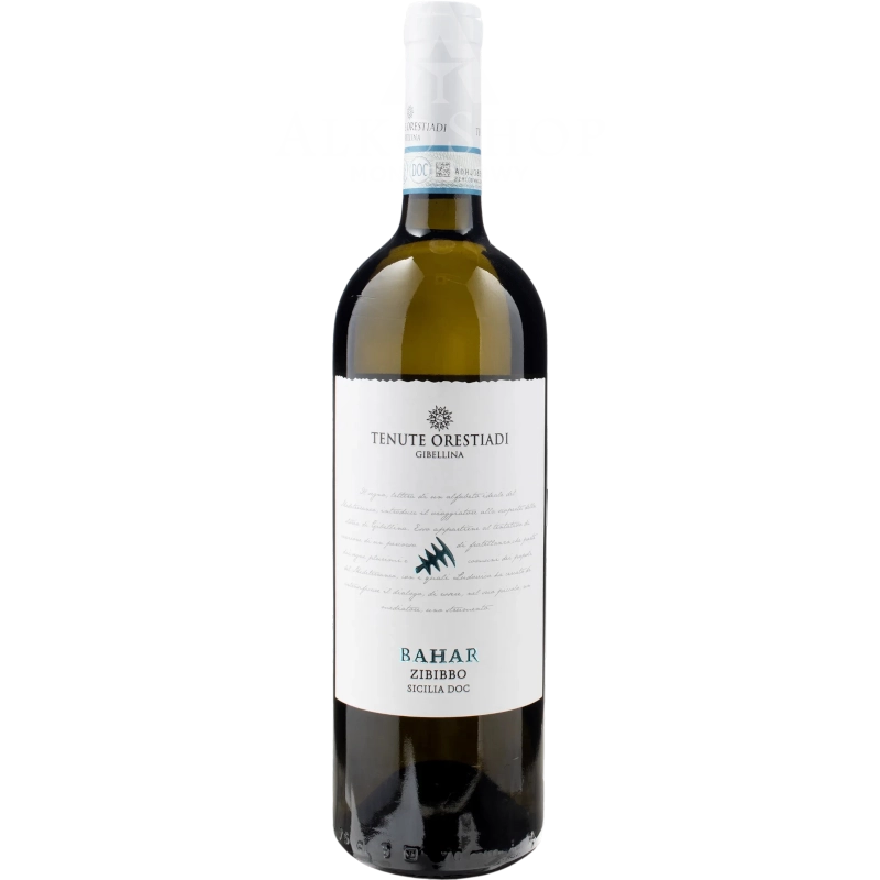 Wino Tenute Orestiadi Bahar Zibibbo 750ml / 12,5% | Sklep AlkoShop.pl