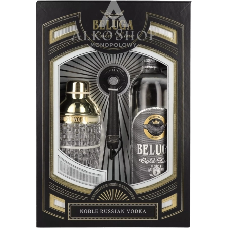 Wódka Beluga Gold Line 700ml + Shaker / 40% | Sklep AlkoShop.pl