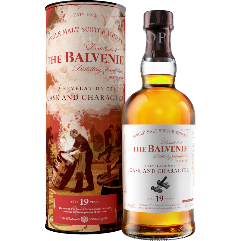 Whisky The Balvenie 19YO Cask And Character 700ml / 47,5% |AlkoShop.pl