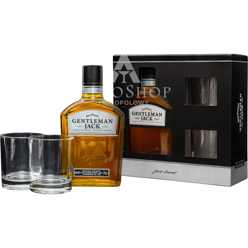 Whiskey Jack Daniel's Gentleman Jack 700 ml +2 szklanki / 40% | AlkoShop.pl