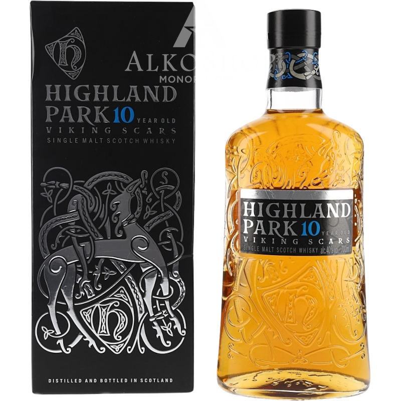 Whisky Highland Park 10YO Viking Scars 700 ml / 40% | Sklep AlkoShop.pl