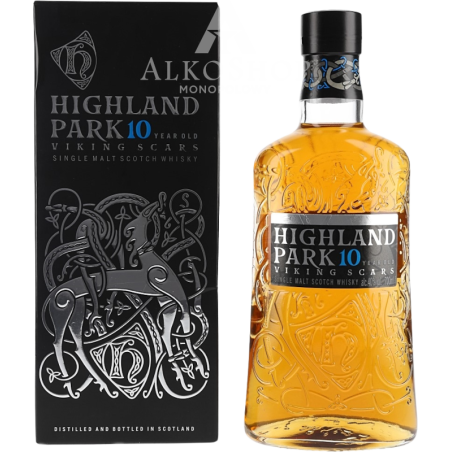 Whisky Highland Park 10YO Viking Scars 700 ml / 40% | Sklep AlkoShop.pl