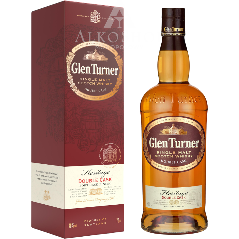 Whisky Glen Turner Heritage Double Cask 700 ml / 40% | Sklep AlkoShop.pl