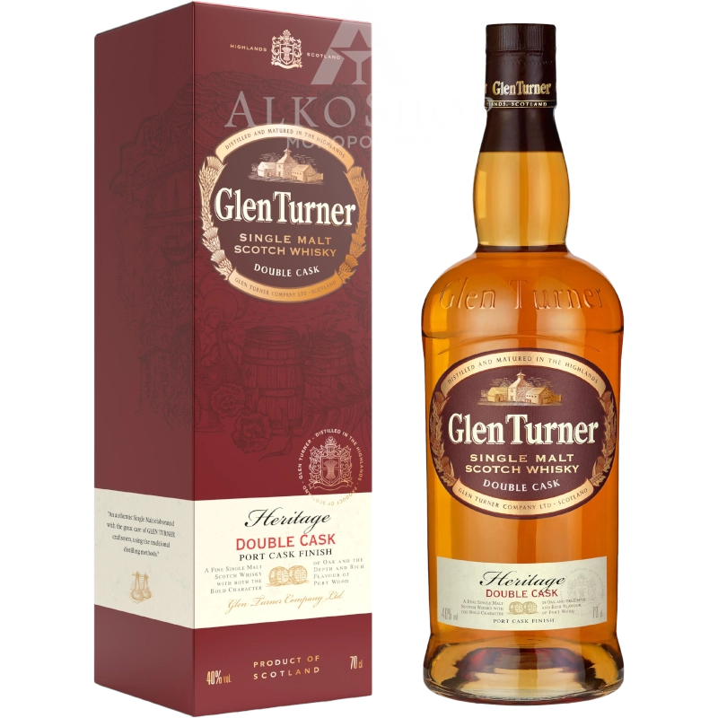Whisky Glen Turner Heritage Double Cask 700 ml / 40% | Sklep AlkoShop.pl