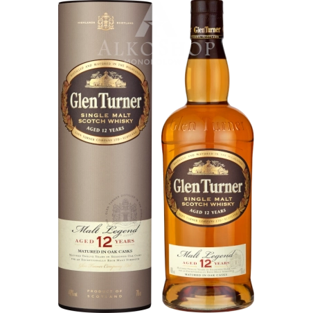 Whisky Glen Turner 12YO 700ml / 40% | Sklep AlkoShop.pl