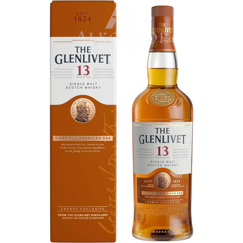 Whisky The Glenlivet 13YO First Fill American Oak 700 ml / 40% | AlkoShop.pl